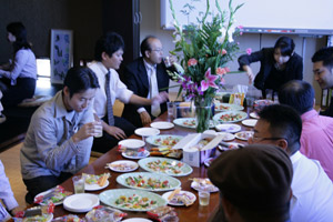 いつもは銭湯風談話室